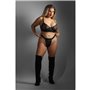 Ensemble de Lingerie Fantasy Lingerie Noir (Queen size)