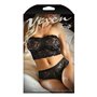 Ensemble de Lingerie Fantasy Lingerie Noir (Taille unique)