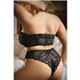 Ensemble de Lingerie Fantasy Lingerie Noir (Queen size)