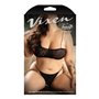 Ensemble de Lingerie Fantasy Lingerie Noir (Queen size)