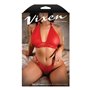 Ensemble de Lingerie Fantasy Lingerie Rouge (L/XL)