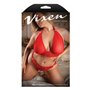 Ensemble de Lingerie Fantasy Lingerie Rouge (Queen size)