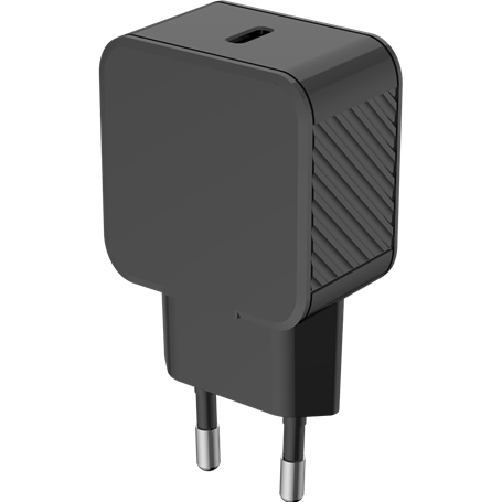 Chargeur maison 45W Power Delivery Noir - 100% Plastique recyclé Bigben