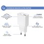 Double Chargeur maison 30W Power Delivery GaN Blanc - Garanti à vie Force Power Lite