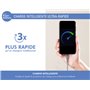 Double Chargeur maison 30W Power Delivery GaN Blanc - Garanti à vie Force Power Lite