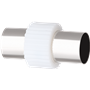 Câble TV Coaxial 9,52mm Coudé Mâle / Femelle 2m Adaptateur Mâle / Mâle Blanc Force Power Lite