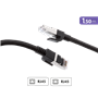 Câble Ethernet RJ45 Tressé S/FTP Mâle / Mâle 1,5m Noir Force Power Lite