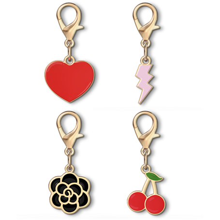 Lot de 4 Charms LOVE pour bandoulière Force Case Force Case