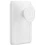 Power pack USB C 5000mAh Compatible MagSafe Blanc + Câble USB C/C Popsockets