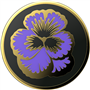 Pop Grip Standard Flowering Iris Noir Popsockets