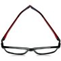 Monture de Lunettes Unisexe Nanovista NAO3171152SC Noir Rouge