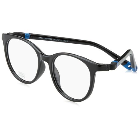 Monture de Lunettes Unisexe Nanovista NAO3150450SC Bleu Noir