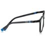 Monture de Lunettes Unisexe Nanovista NAO3150450SC Bleu Noir