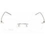 Monture de Lunettes Unisexe Charmant Jewelry Marron