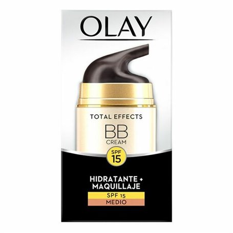 Crème Hydratante avec Couleur Olay Total Effects Bb Cream Spf 15 50 ml Moyen (50 ml)