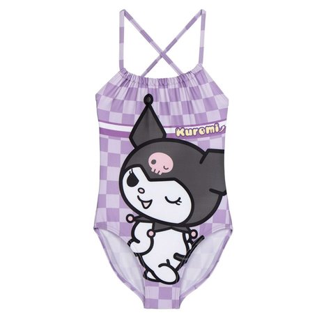 Maillot de Bain Fille Hello Kitty Lila