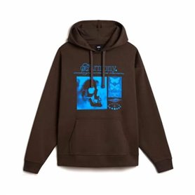 Sweat à capuche homme Vans Harmonious OS Marron