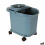 Seau de Lavage 16 L Bleu (6 Unités)