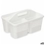 Organisateur Nettoyage Blanc Plastique 31,3 x 18 x 22 cm (12 Unités)