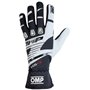 Gants de karting OMP KS-3 Blanc/Noir Noir/Blanc XXS