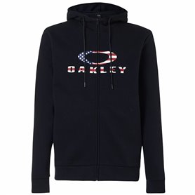 Sweat à capuche homme Oakley Bark Fz Hoodie 2.0 Noir