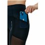 Leggings de Sport pour Femmes Black Limba Skyline Mesh Noir