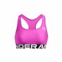 Soutien-gorge de Sport Under Armour Hg Mid Branded Violet Rose foncé