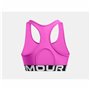 Soutien-gorge de Sport Under Armour Hg Mid Branded Violet Rose foncé