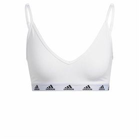 Soutien-gorge de Sport Adidas Pureb Ls Blanc