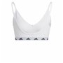 Soutien-gorge de Sport Adidas Pureb Ls Blanc