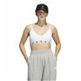 Soutien-gorge de Sport Adidas Pureb Ls Blanc