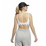 Soutien-gorge de Sport Adidas Pureb Ls Blanc