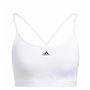 Soutien-gorge de Sport Adidas Aeroreact Ls P Blanc