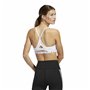 Soutien-gorge de Sport Adidas Aeroreact Ls P Blanc