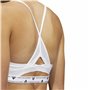 Soutien-gorge de Sport Adidas Aeroreact Ls P Blanc