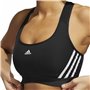 Soutien-gorge de Sport Adidas Pwr Ms 3S Noir