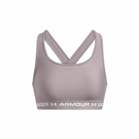 Soutien-gorge de Sport Under Armour CroSSback Mid Gris