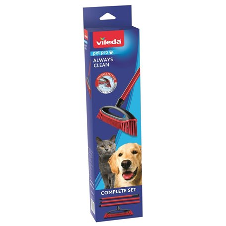 Balai en Caoutchouc Multifonction Vileda Always Clean Pet Pro Caoutchouc 130 cm