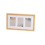 Cadre photo Blanc Naturel Verre Bois MDF