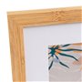 Cadre photo Blanc Naturel Verre Bois MDF