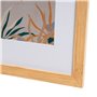 Cadre photo Blanc Naturel Verre Bois MDF