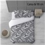 Housse de Couette FRONDA Blanc Noir Lit 1 persone 155 x 240 x 0,2 cm