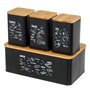 Pots Noir Naturel 6,5 L 1,3 L