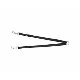 2 Accouplement pour laisse de chien Trixie New Premium Noir 40-70 cm XS S M