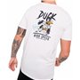 T-shirt à manches courtes homme Snatch & Clash Duck Blanc