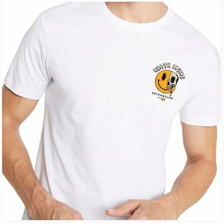 T-shirt à manches courtes homme Snatch & Clash Death Inside Blanc
