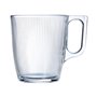 Tasse Luminarc Stripy Petit-déjeuner Transparent verre (250 ml) (6 Unités)