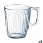 Tasse Luminarc Nuevo Petit-déjeuner Transparent verre (250 ml) (6 Unités)