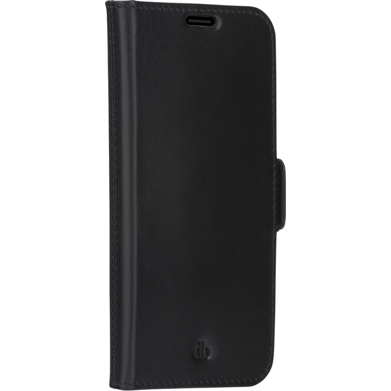 Folio iPhone 13 en Cuir Copenhagen Slim Noir DBramante1928