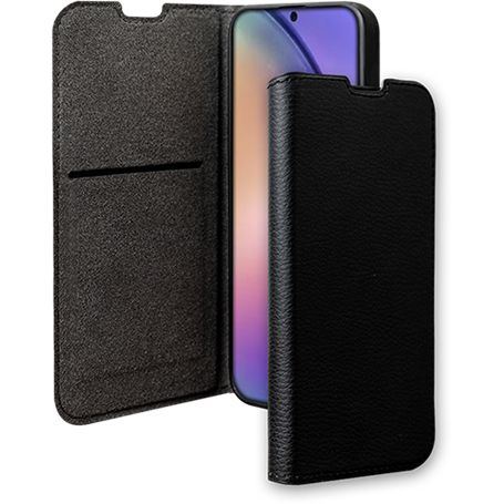 Folio Wallet Samsung Galaxy A56 5G Support vidéo Noir - 65% Plastique recyclé Certifié GRS Bigben